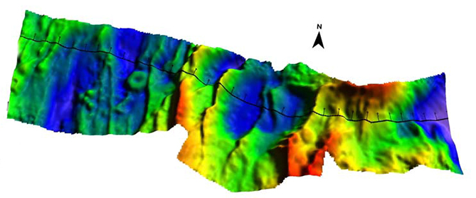 Northern Crossing of Mid Atlantic Ridge